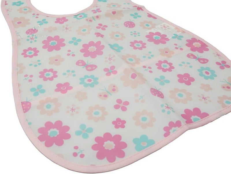 Daiso Flower Fancy Bib - Cute Baby Feeding & Drool Bib - Image 2